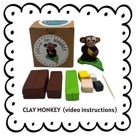 Image result for Monkey Clay Tutorial