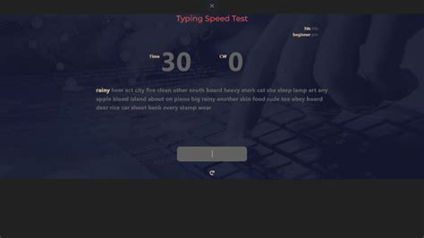 Image result for Design a Typing Speed Test Game Using JavaScript