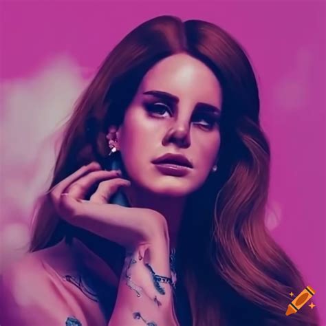 Portrait of lana del rey