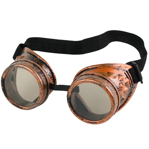 Steampunk Goggles Costume Accessories - Cyber Victorian Welding Glasses ...
