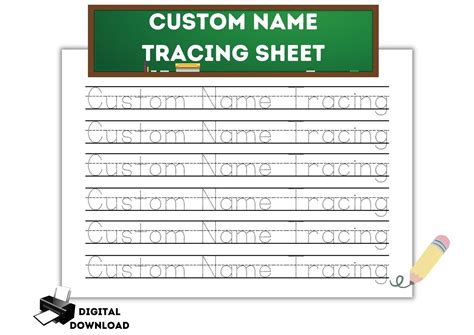 Image result for Custom Name Tracing