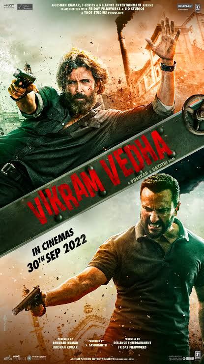 Vikram Vedha Movie Budget, Box Office Collection, Hit or Flop ...
