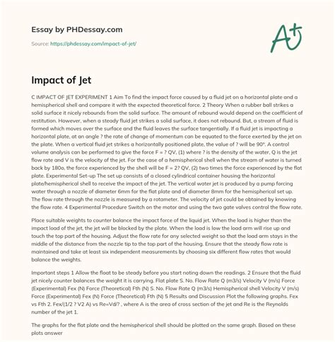 Image result for Jet Program Essay