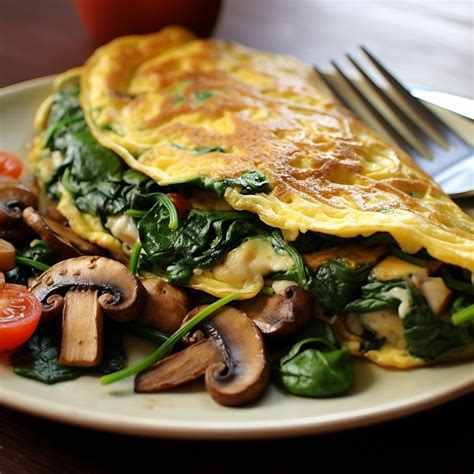 Spinach and Mushroom Omelette - Coolinarco.com | Recipe | Omelette ...