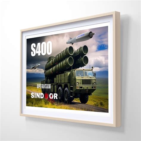 Military Poster Operation Sindoor S400 Defence System Art Print, 30.5 x ...