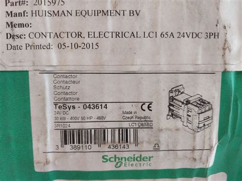 Schneider Electric Lc1D65 Contactor – Aeliya Marine Tech