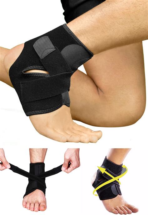 Ankle Brace Support with Adjustable Stabilizer Straps – StabilityPro™