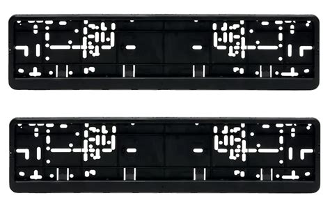 Adadfox CAR Number Plates Frame - (Number Plates Holders)-Front and ...