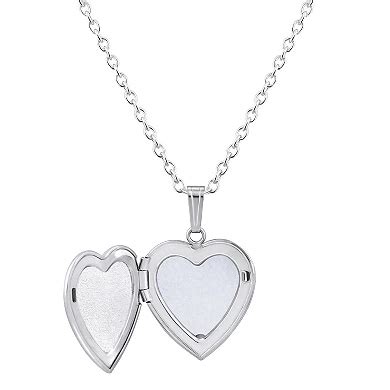 Celebration Gems Sterling Silver Heart Shape Gemstone Pendant Necklace