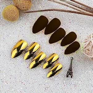 Buy Rapidsflow 24pc Set Of Long French Artificial Nails Full Nail ...