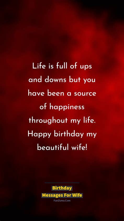 80 Romantic Birthday Messages For Wife - Best Love Wordings – FunZumo