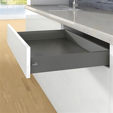 Hettich ArciTech Tandem Drawer System Anthracite | Hardware Depot
