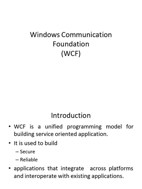 Image result for Wht Is WCF