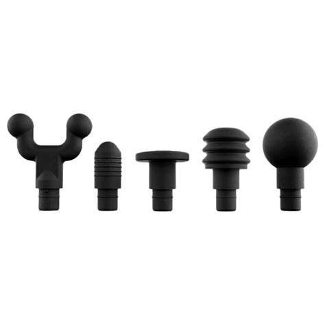 Buy Hyperice Hypervolt 2 Massager Attachments (Five Head Attachments, 40015 038-00, Black ...