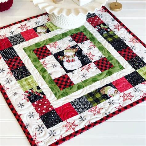 Quilted Table Topper Patterns - Etsy