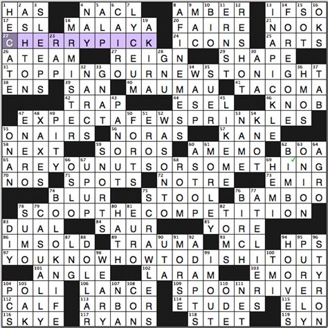 Merl Reagle Sunday Crossword Printable - Jace Printable