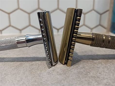 Buy LEYMIGA Metal Double Edge Safety Razor with Blades, Classic One ...