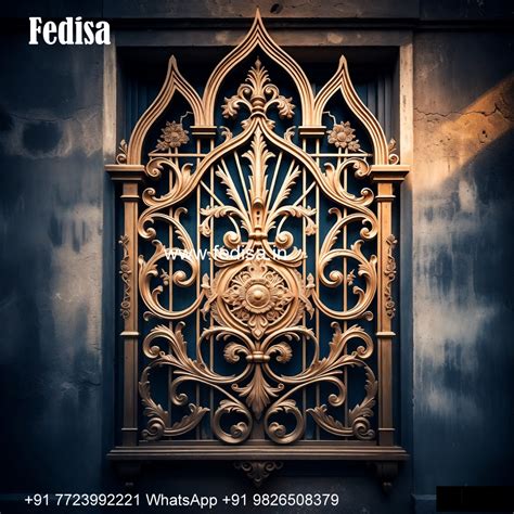 Window Grill Design For Modern Look Single Grill Gate Design - Fedisa