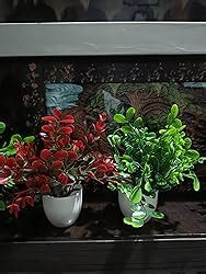 Buy Litleo Plastic Artificial Plants Mini, Eucalyptus Potted Faux ...