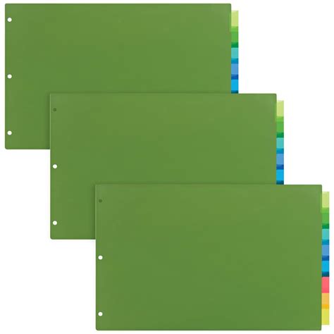 Snapklik.com : Avery Dividers For 3 Ring Binders, 8-Tab Plastic Binder ...