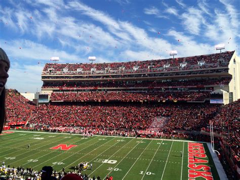 Memorial Stadium | Soccer field, Nebraska cornhuskers, Cornhuskers