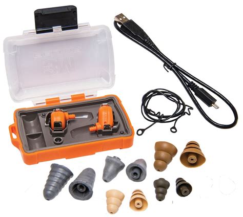 PELTOR EEP-100 Electronic Ear Plug Kit Orange - The Hunting Edge ...