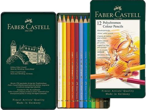 Faber-Castell Polychromos Color Pencil Set - Pack of 12 : Amazon.in ...