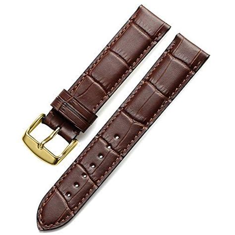Nywing Watch Bands 18mm 20mm 22mm Genuine Leather Watch Straps Buckle ...