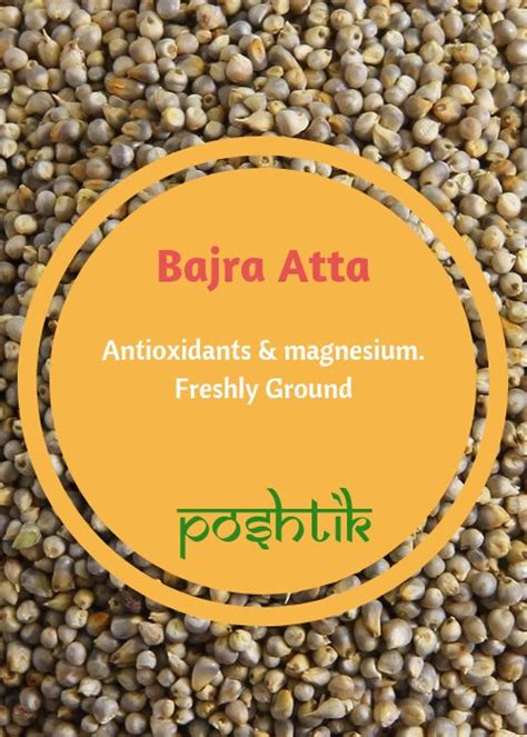 Bajra Atta - 1Kg - www.poshtik.in