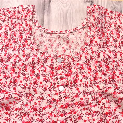 Pink 4XL - Plus Size Pure Cotton Nighty for Women - Tanubha.com ...