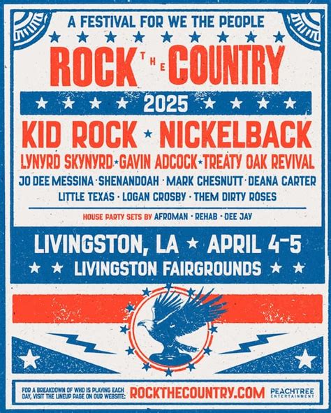 Kid Rock and Nickelback to headline Rock The Country 2025