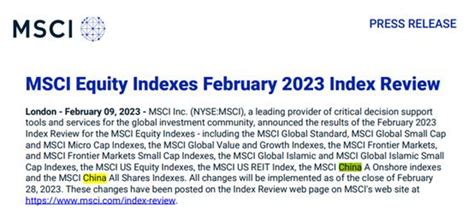 MSCI World Index: Kursverlauf und Zusammensetzung