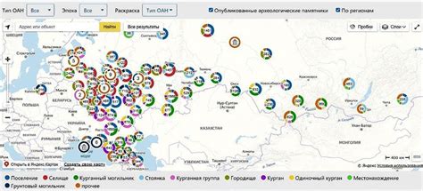 Опубликована электронная карта археологических памятников России ...