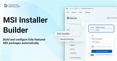Image result for Advanced Installer Convert to MSI