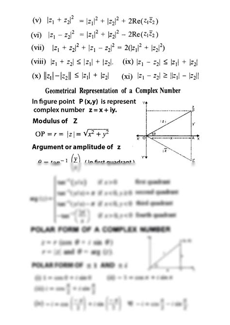 Image result for Complex Number Simplification 7 Formulas
