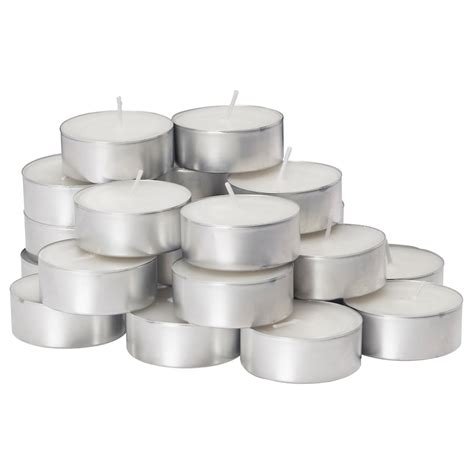 GLIMMA unscented tealight, 4 hr - IKEA