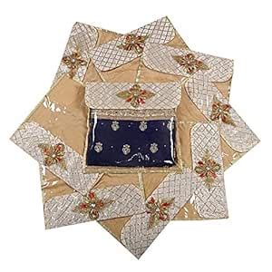 Kuber Industries Silk 12 Pieces Single Packing Saree Cover (Gold ...