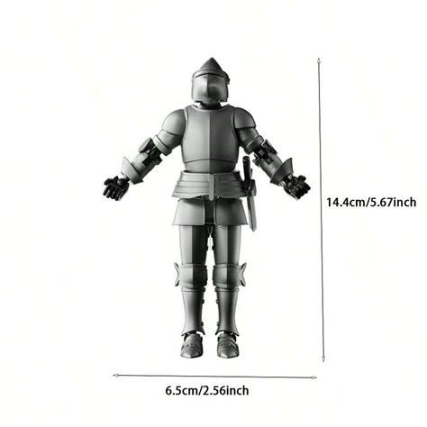 13 Movable Joints Lucky Knight 3D Printed Doll 5th Generation Action ...