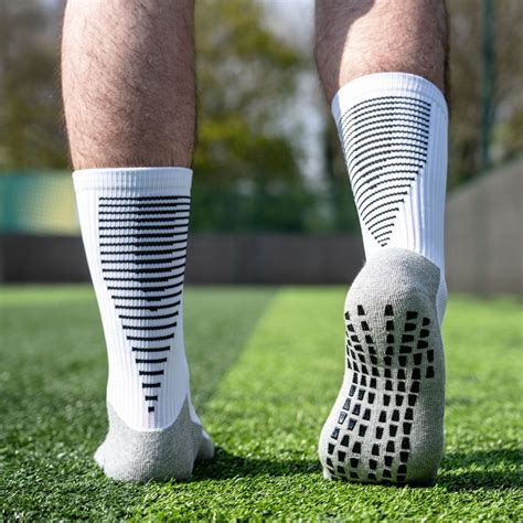 3 Pairs Pack White Soccer Socks Anti Slip Football Training Socks