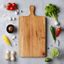 Neem Wood Chopping Board with Handle - Compact Rectangle Shape