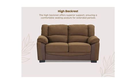 Royaloak Muar Malaysian Fabric 2 Seater Sofa| Fabric Upholstery | Dual ...