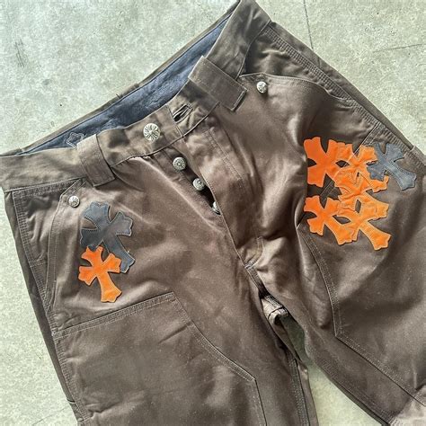 Chrome Hearts Pants Chrome Hearts Jeans Size Tag... - Depop