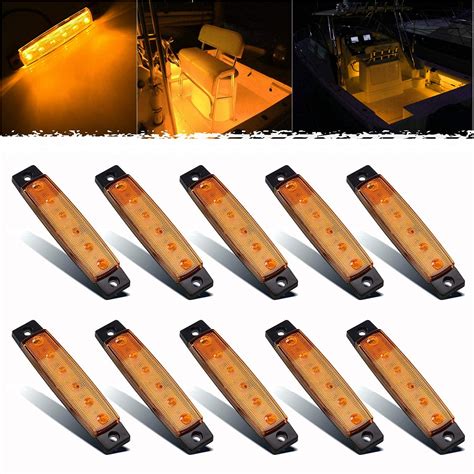 Buy PSEQT LED Boat Interior Lights Marine Courtesy Light Strip Deck ...