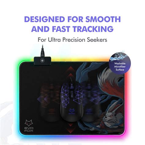 Buy Amkette Falcon X35 Gaming Mouse Pad (Touch Sensor, 596BK, Black ...