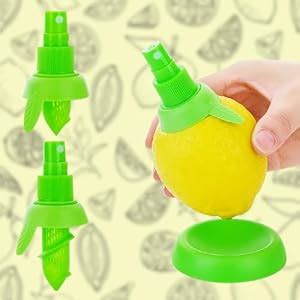 Avetrix Lemon Sprayer & Citrus Lime Juicer Set – 3 Pcs Fruit Juice ...