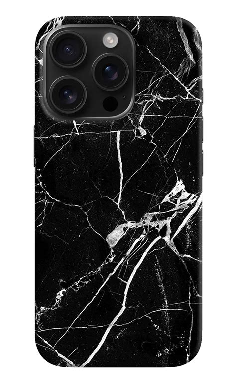 Save Big: Get the Black Marble Pattern iPhone 16 Pro Max Back Cover ...
