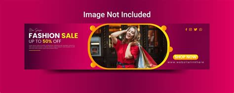 Fashion sale social media linkedin banner or social media linkedin ...