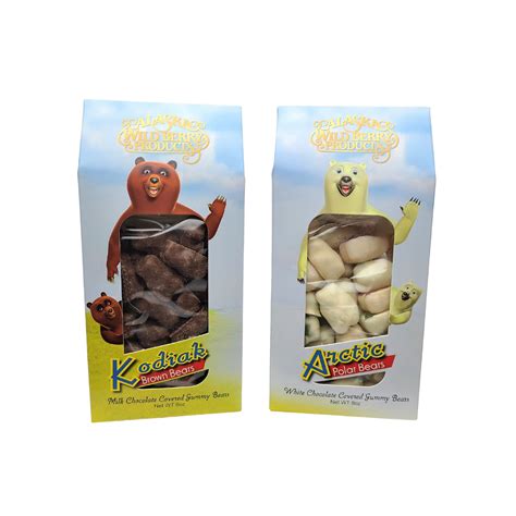 Chocolate Covered Gummy Bears aka Kodiak Brown Bear & Arctic Polar Bear ...