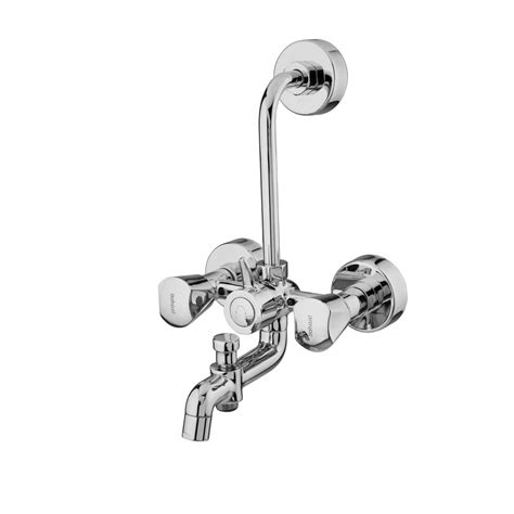 Prayag 6580 Wall mixer 3 in 1(Provision for OHS and Hand Shower both ...
