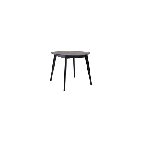 Buy DAIVA CASA Orion 37 inch Round Wooden Dining Table Birch Circle ...
